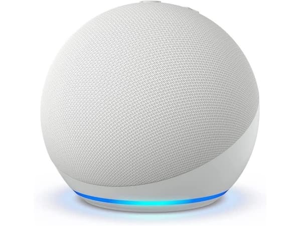 Amazon Echo Dot (5th Generation) - Smarthøyttaler - Bluetooth, Wi-Fi - Appstyrt - Isbrehvit