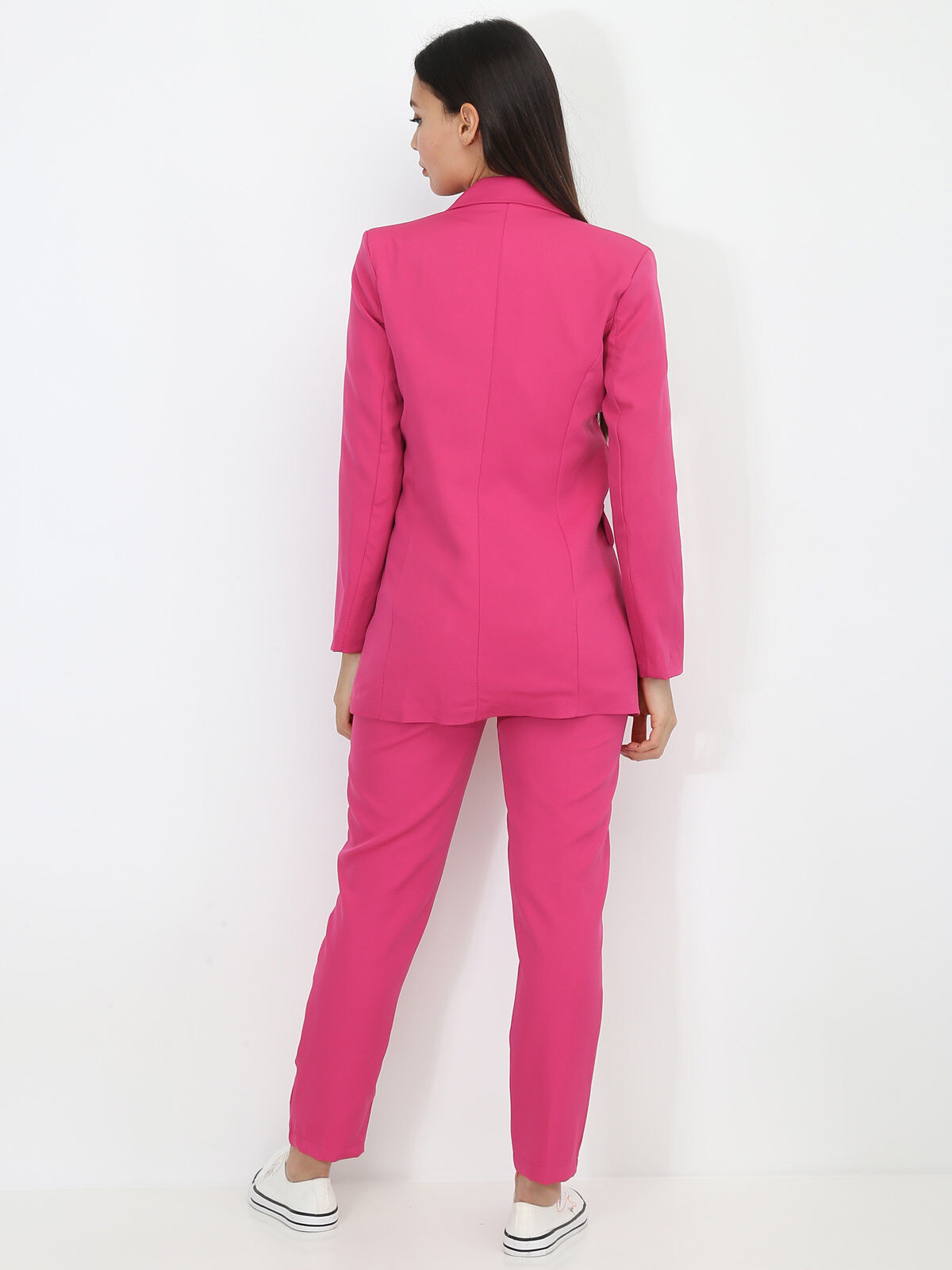 Ensemble tailleur droit- Fuchsia