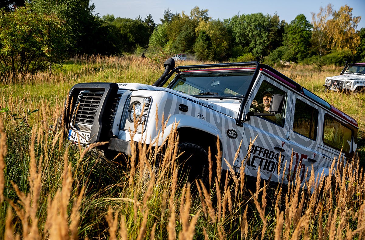 Geländewagen Land Rover fahren Prag (1 Std.)