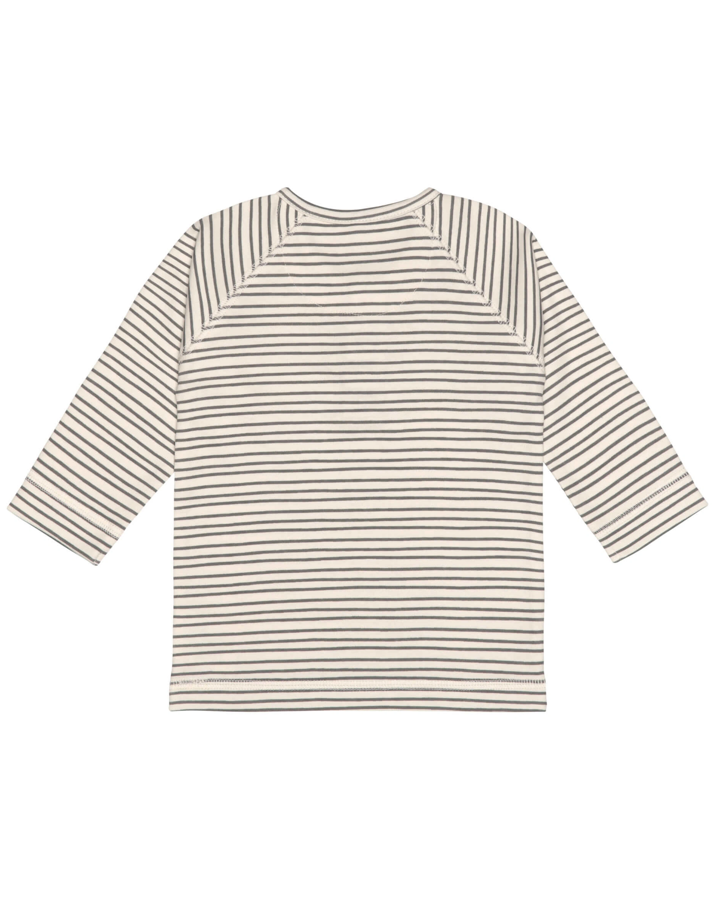 Langarmshirt STRIPED in grey/anthracite