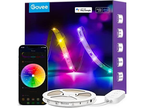 Govee RGBIC Basic Wi-Fi + Bluetooth LED Strip Lights (10 Meter)