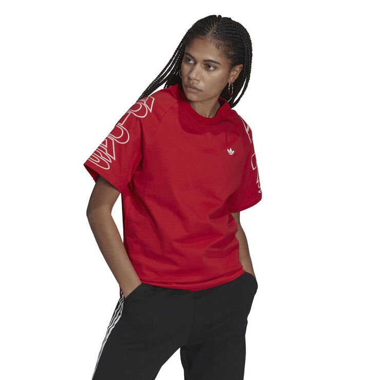 adidas LOOSE TEE Red