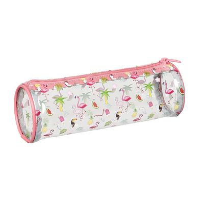 Trousse ronde Tropical Vibes - 1 compartiment - Viquel