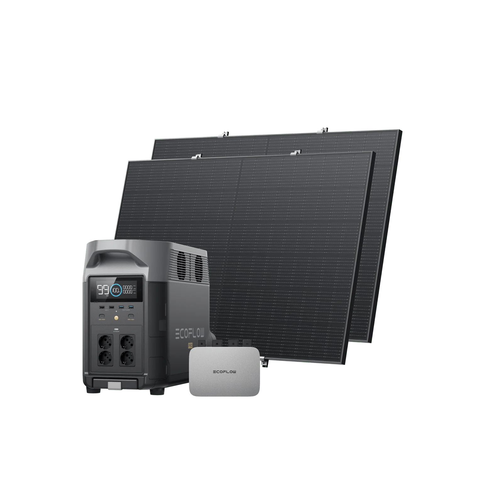 EcoFlow PowerStream Balkonkraftwerk mit 3 kWh Speicher 800W - DELTA Pro