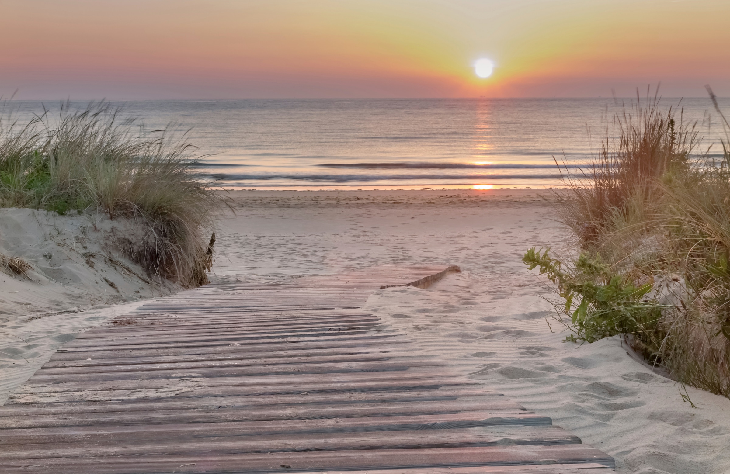 Papermoon Fototapete »DÜNEN-NORDSEE STRAND SONNENUNTERGANG MEER NATUR DESIGN«