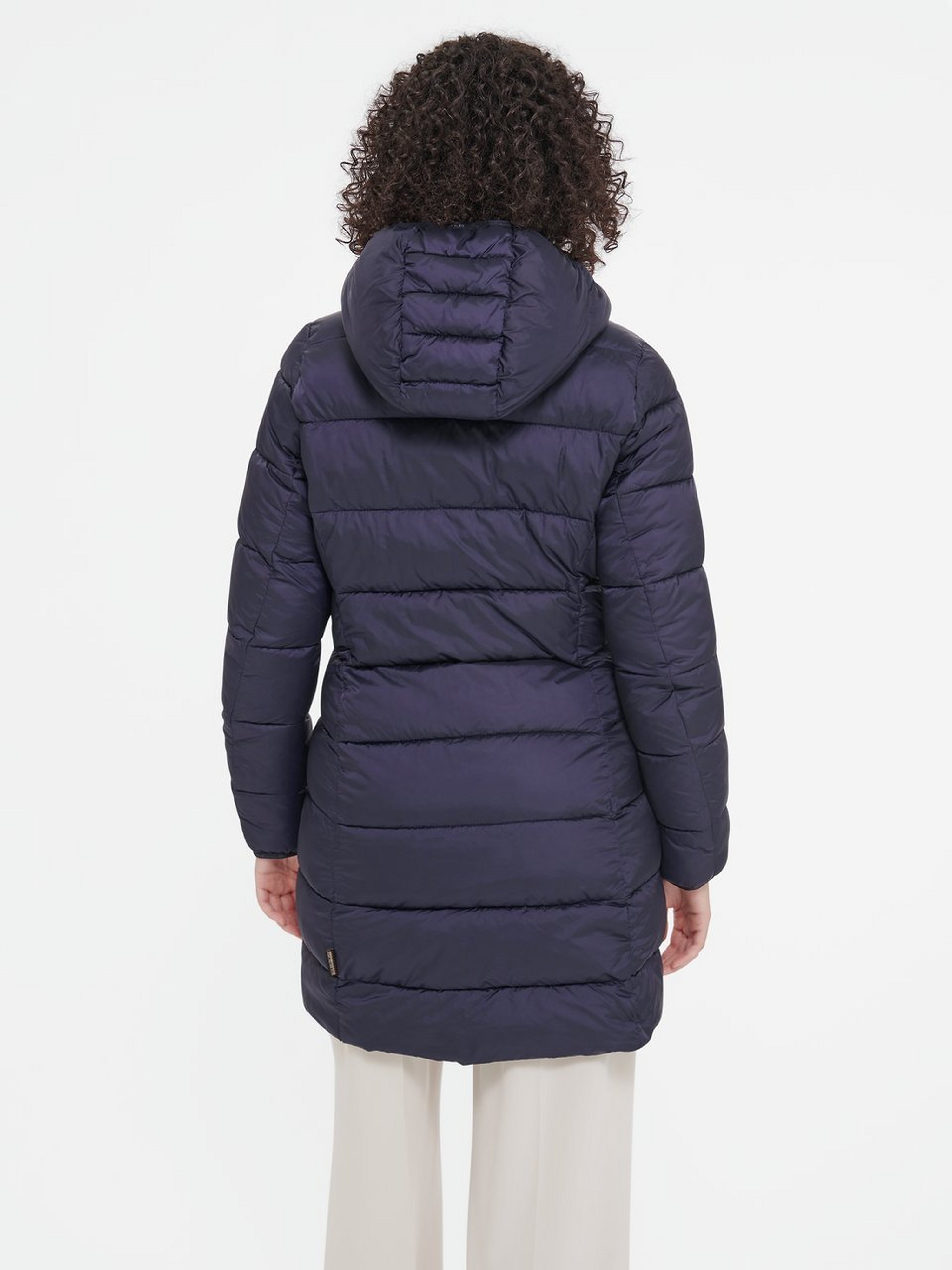 Longjacke mit Kapuze