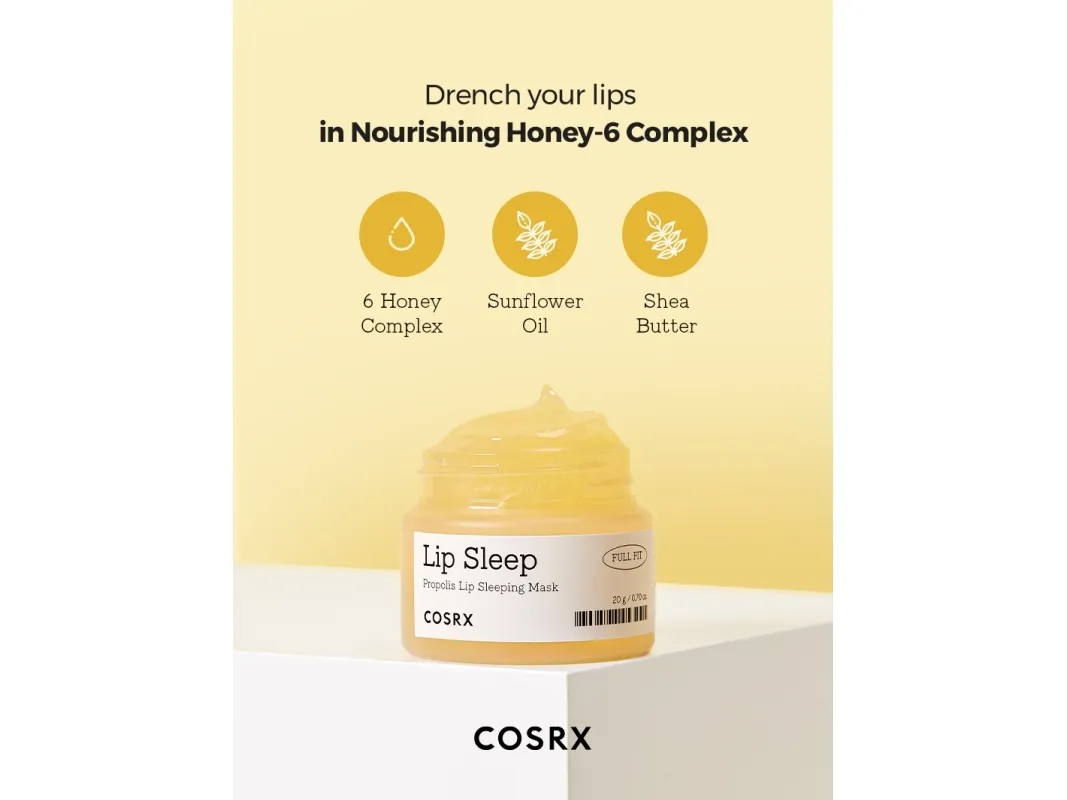 Cosrx Full Fit Propolis Lip Sleeping Mask 20g