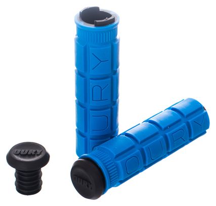 Paire de Grips Oury Lock On Bleu
