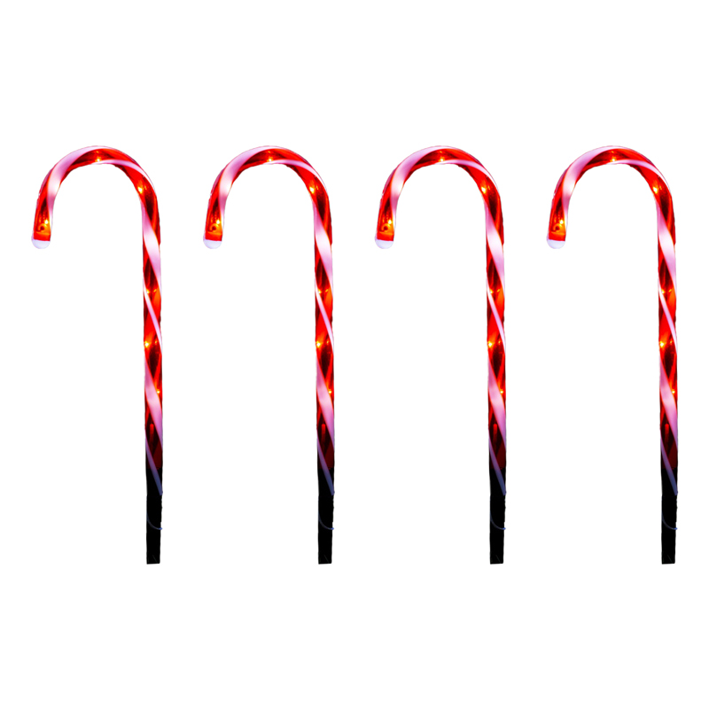 4 sucres d'orges lumineux à planter