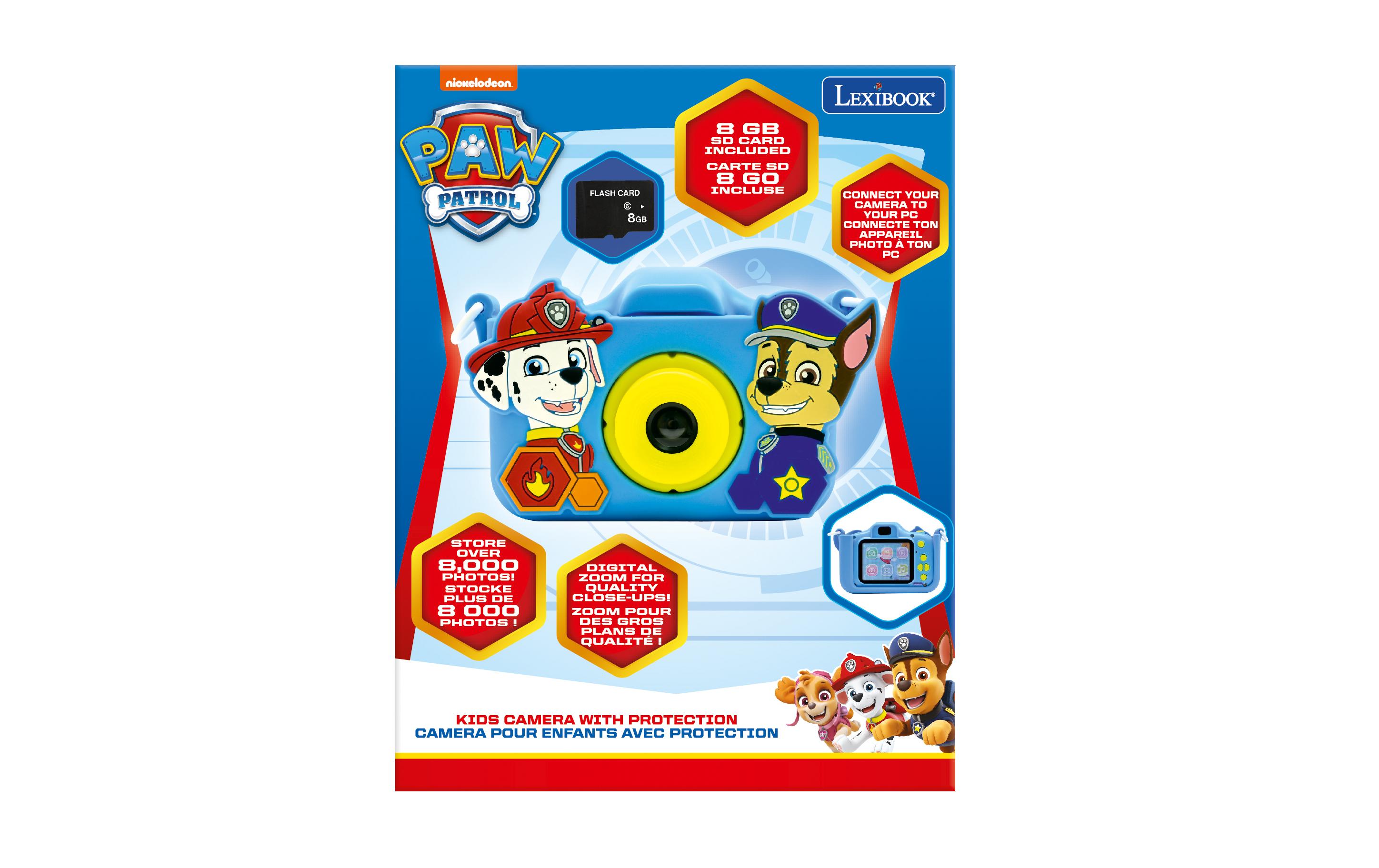 Kinderkamera mit Schutz Paw PatrolRobuste Digitalkamera für junge Fotografen