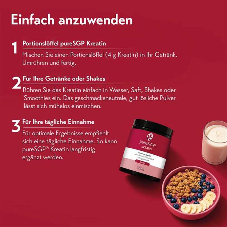 Puresgp Kreatin Pulver, 240 g
