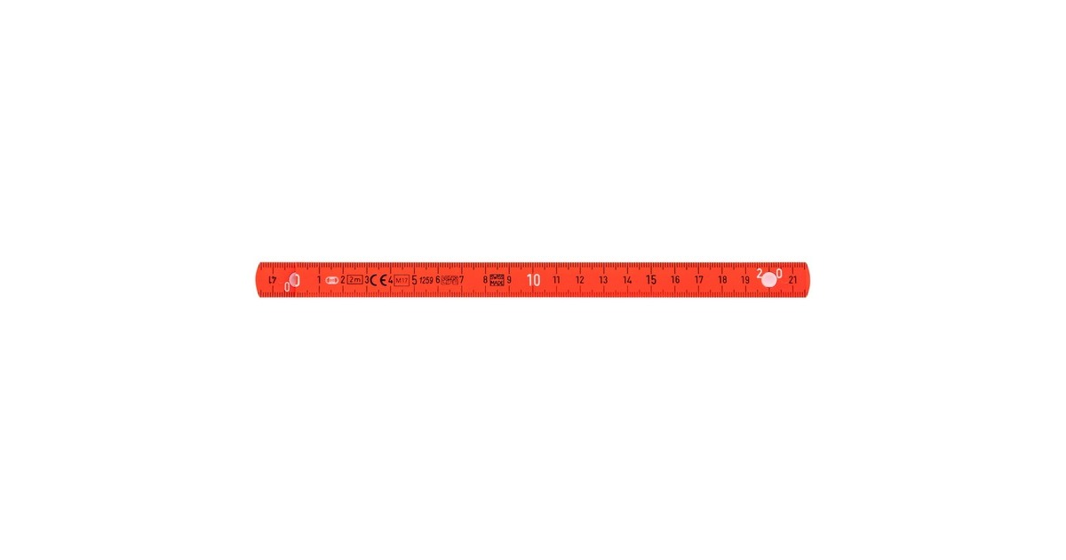 WihaElektriciensduimstok Longlife 2m meetlat  (Oranje)