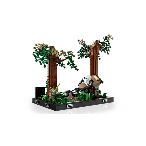 LEGO Star Wars - Diarama Med Speederjagt På Endor - 75353
