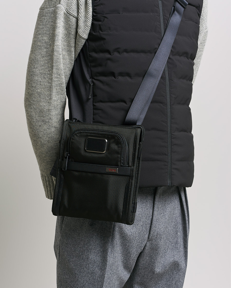 TUMI Alpha 3 Pocket Small Crossbody Bag Black