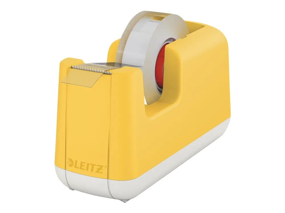 Tapedispenser Leitz Cosy gul inkl. tape
