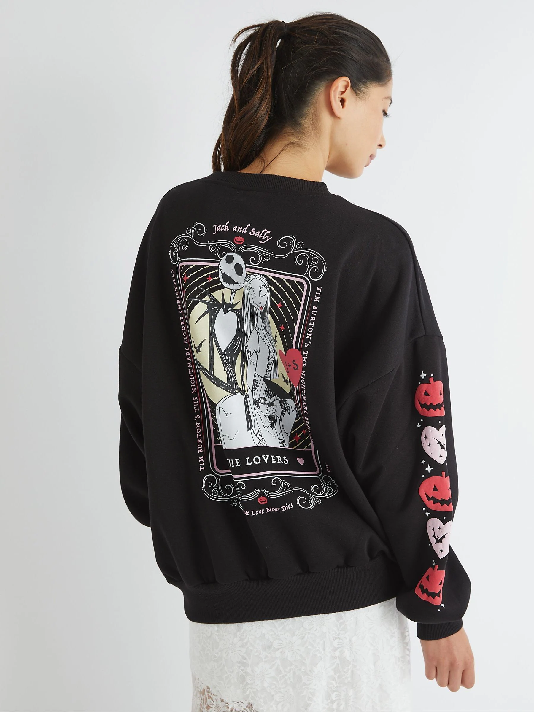 Skinnydip Disney The Nightmare Before Christmas Lovers-sweatshirt