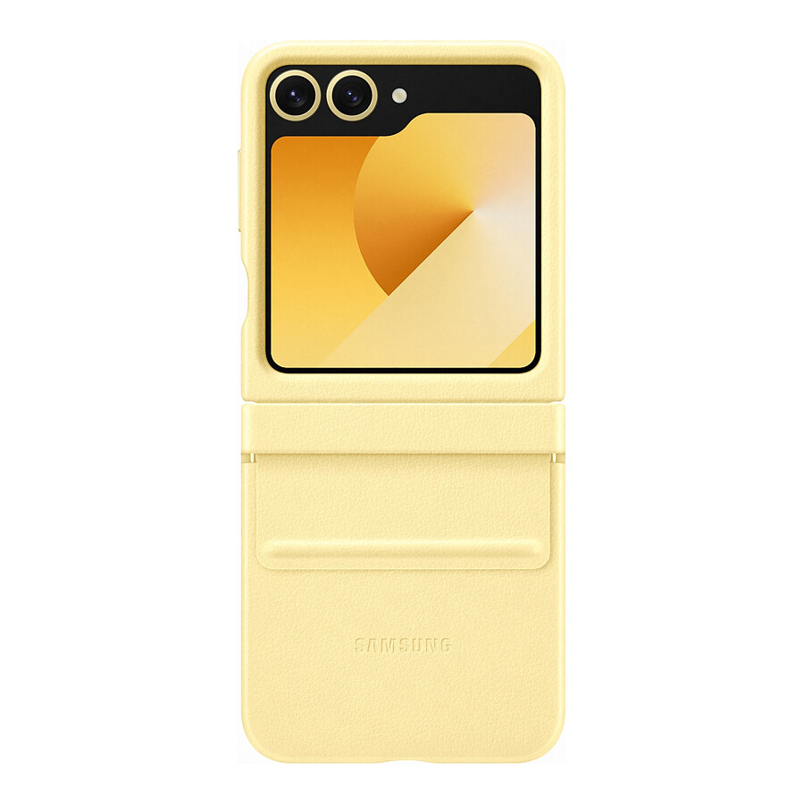 Samsung coque premium design Jaune - Galaxy Z Flip6
