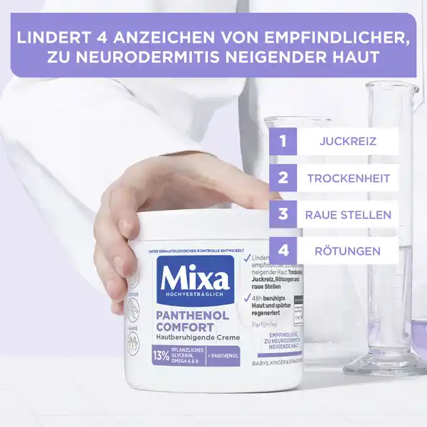 Pflegecreme Panthenol Comfort Hautberuhigend Empfindliche Haut