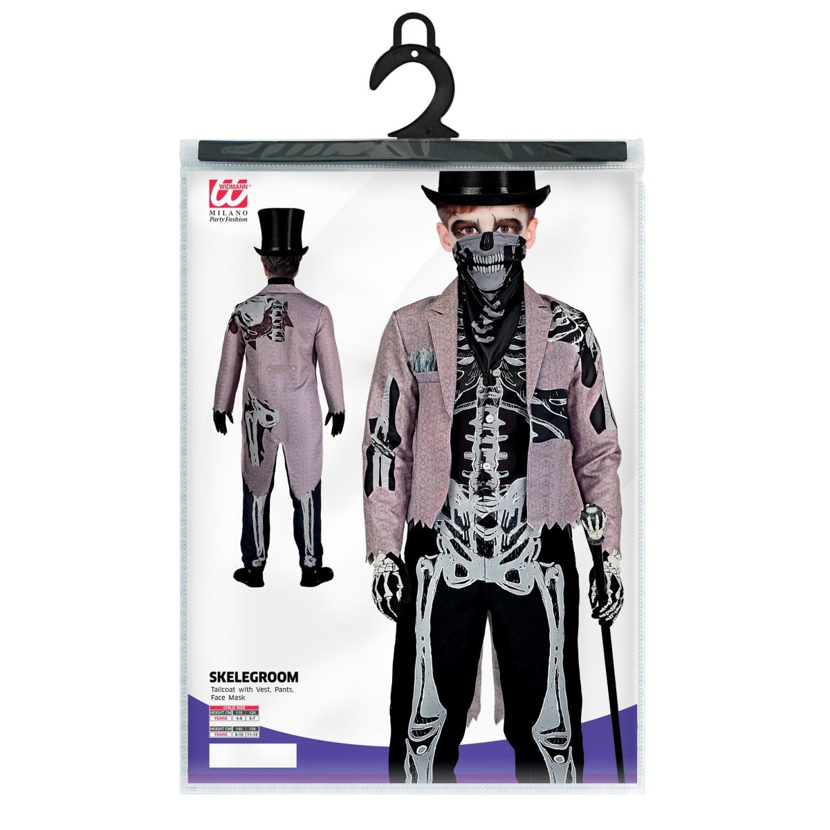 Halloween Kostuum Kind Skelet Bruidegom