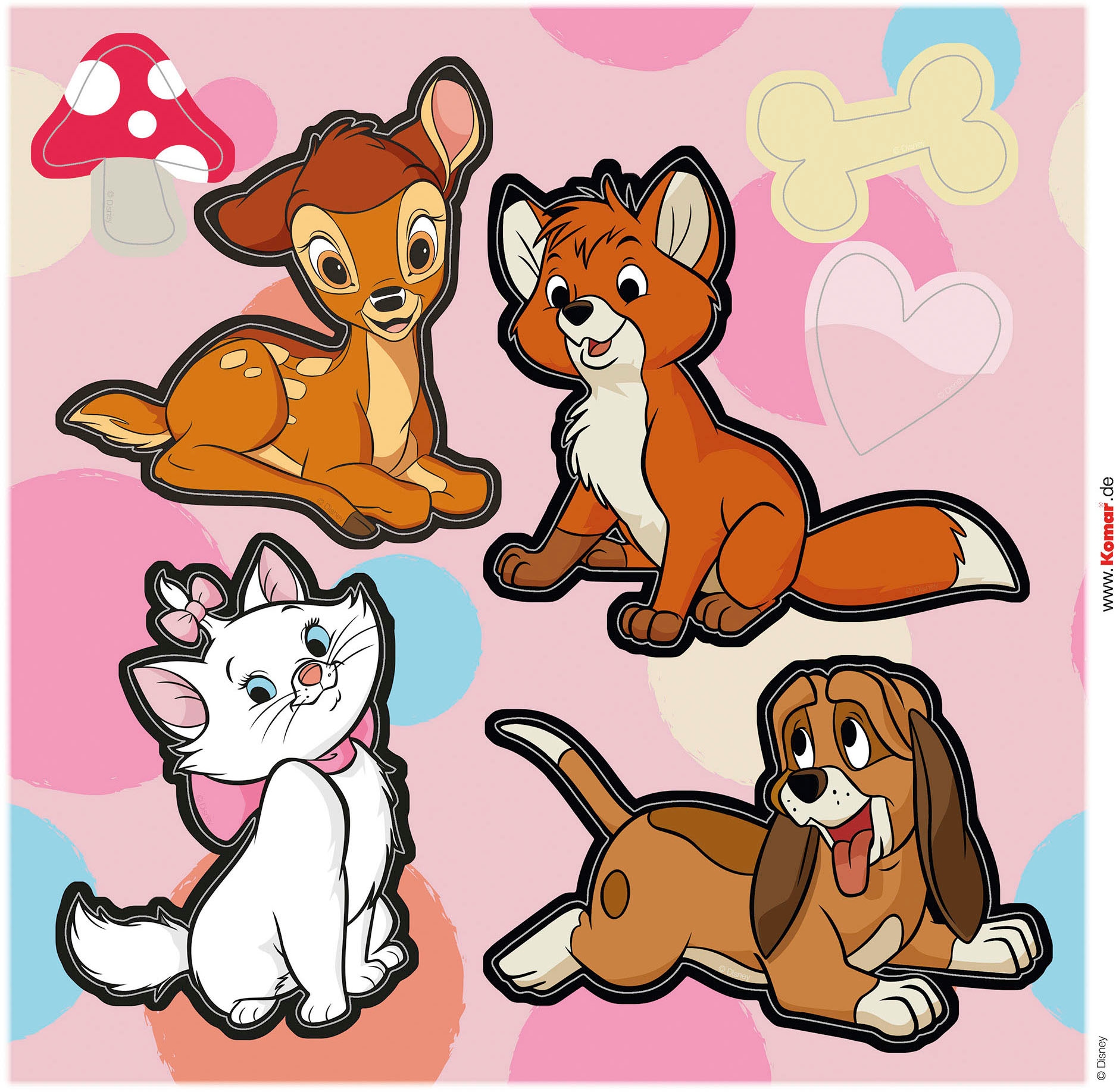 Komar Wandtattoo »Playful Kindergarten - Grösse 50 x 70 cm« selbstklebend, Wandsticker, Kinderzimmer