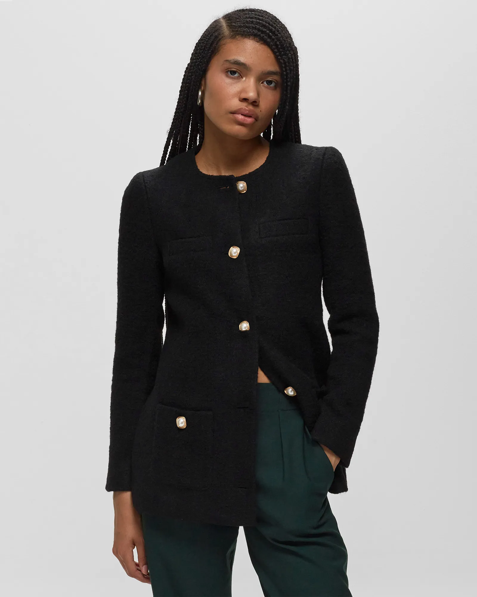 Designers, Remix Alaska Button Jacket
