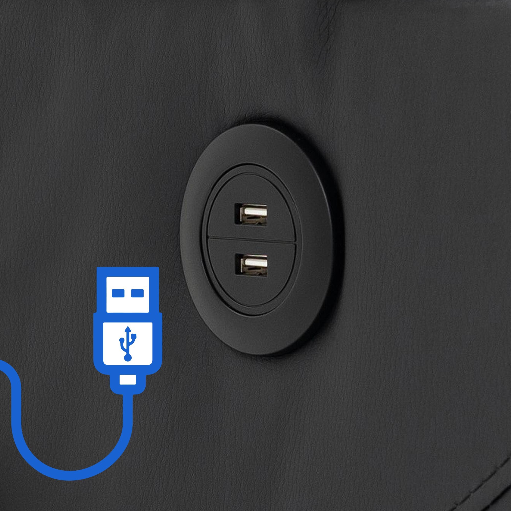 CLP Sessel Andover I Relaxsessel Elektrisch Verstellbar Mit Aufstehhilfe I Fernsehsessel Mit Liegefunktion, USB Ports Und Getränkehalter