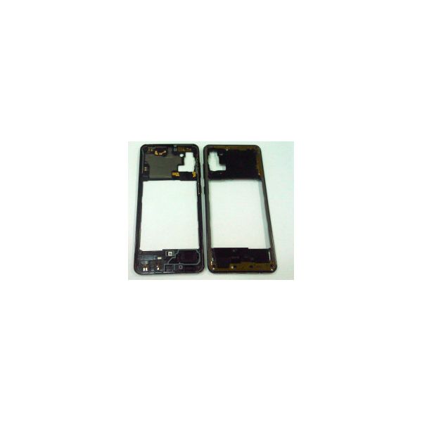 Chassi Carcaça Frontal Frame Preto para Samsung Galaxy A31 A315F