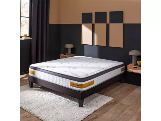 BELLECOUR LITERIE | Matelas LINKOPING 90x190 cm | Mousse à mémoire de forme | Soutien Ferme