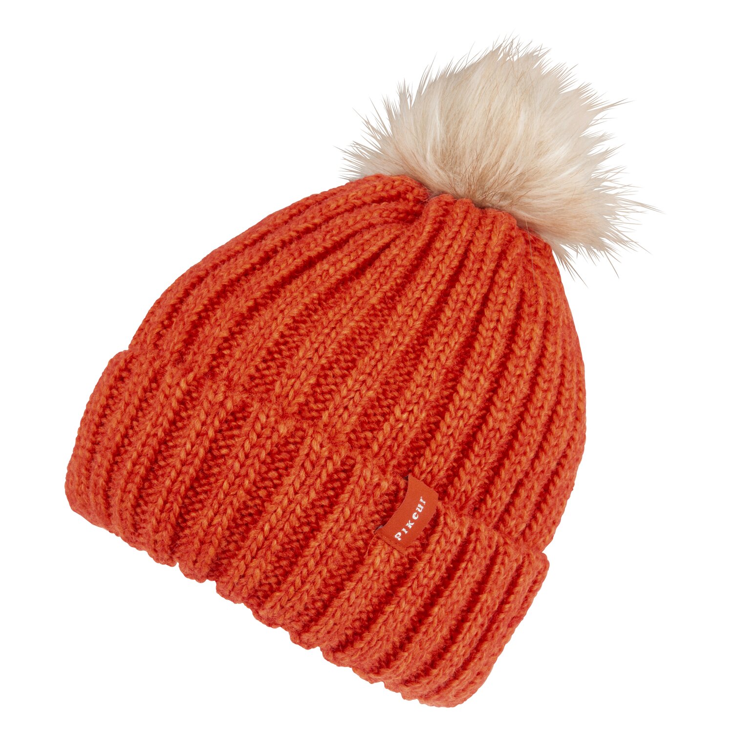 PIKEUR Beanie Basic - burnt orange - 53-55