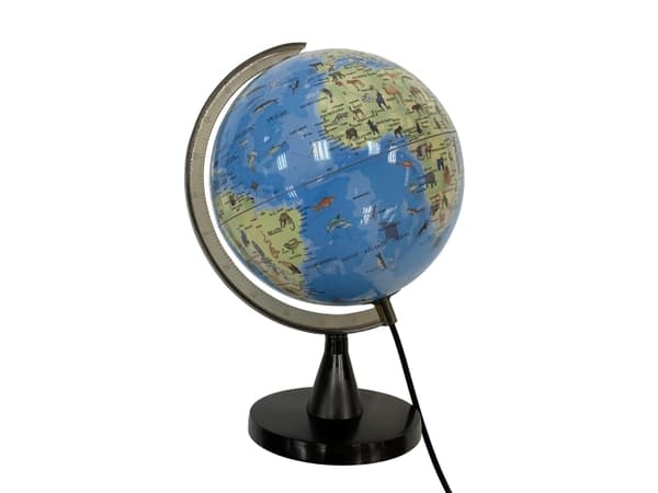 Science Globus med Dyr og Lys 20 cm