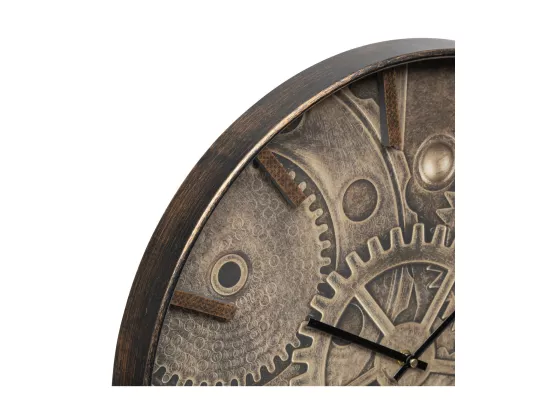 Pendule murale déco Mécanismes en verre et polypropylène D 50 cm