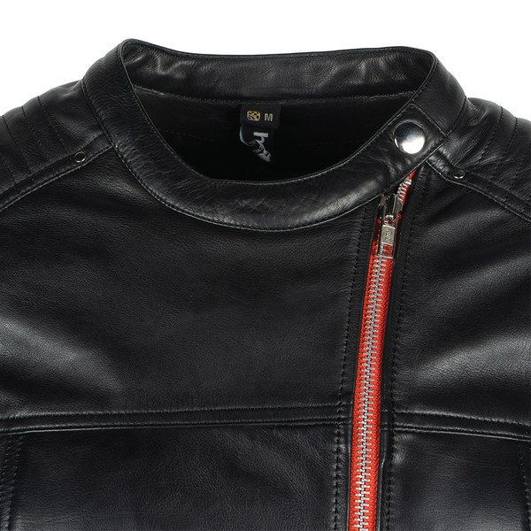 Helstons - Blouson femme Cher Cuir Soft Noir
