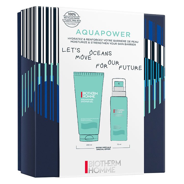 Biotherm Homme Gel Aquapower Gel Duo Set