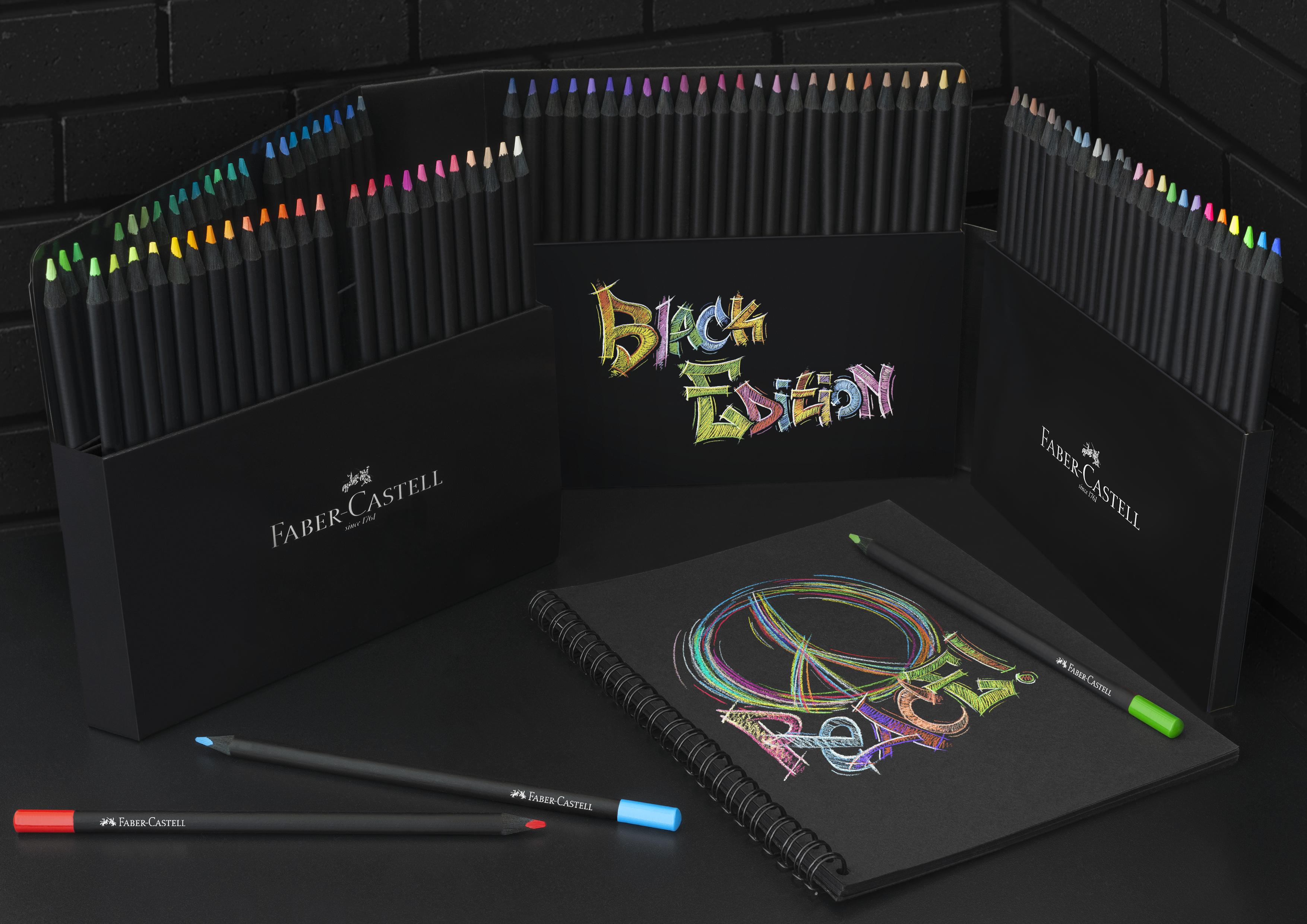 Faber-Castell - Farveblyanter Black Edition (100 stk)