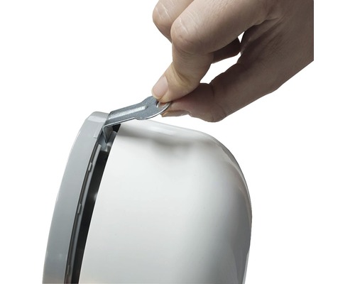 Desinfectiemiddeldispenser met sensor, kunststof, wit, 1100 ml