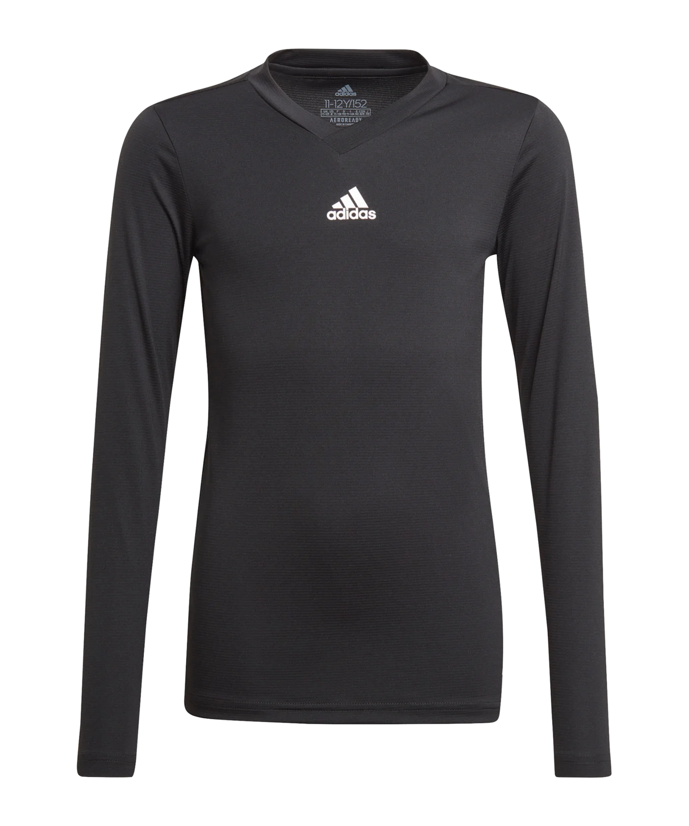 adidas Team Base Top langarm Kids Schwarz