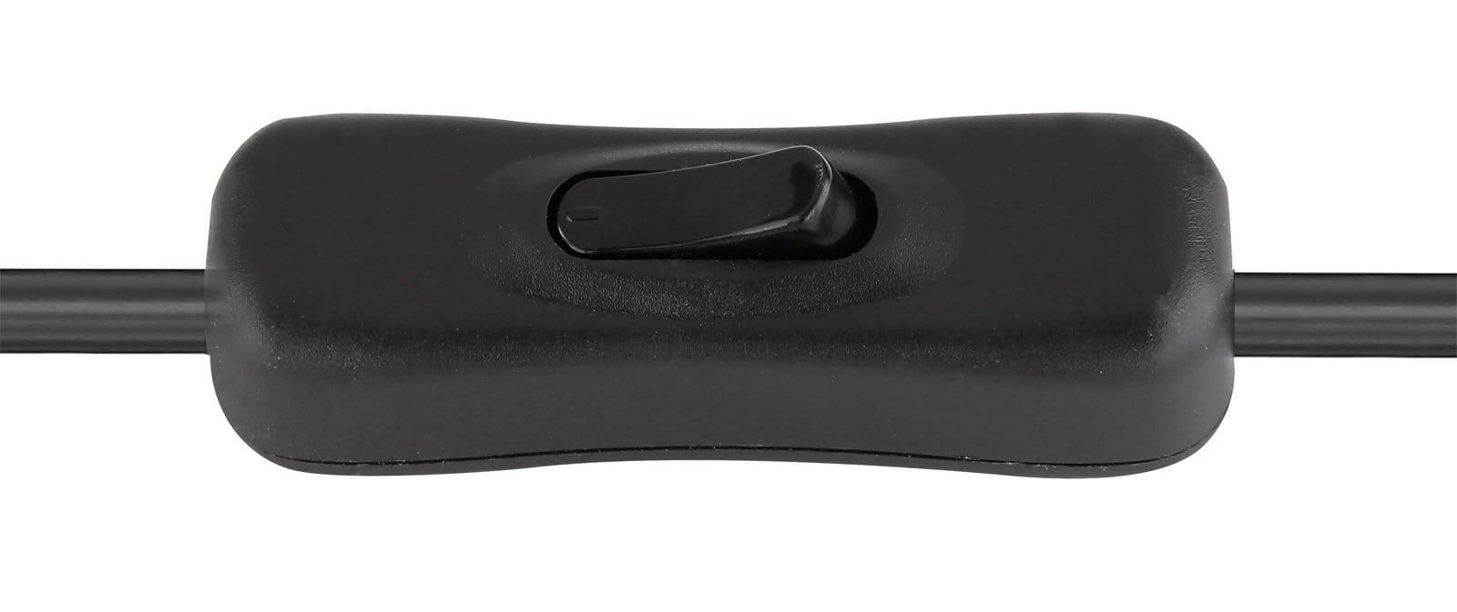 HADERA Tischlampe grau, schwarz 15465T, D/H: 10 x 21,5 cm, Glas, Metall