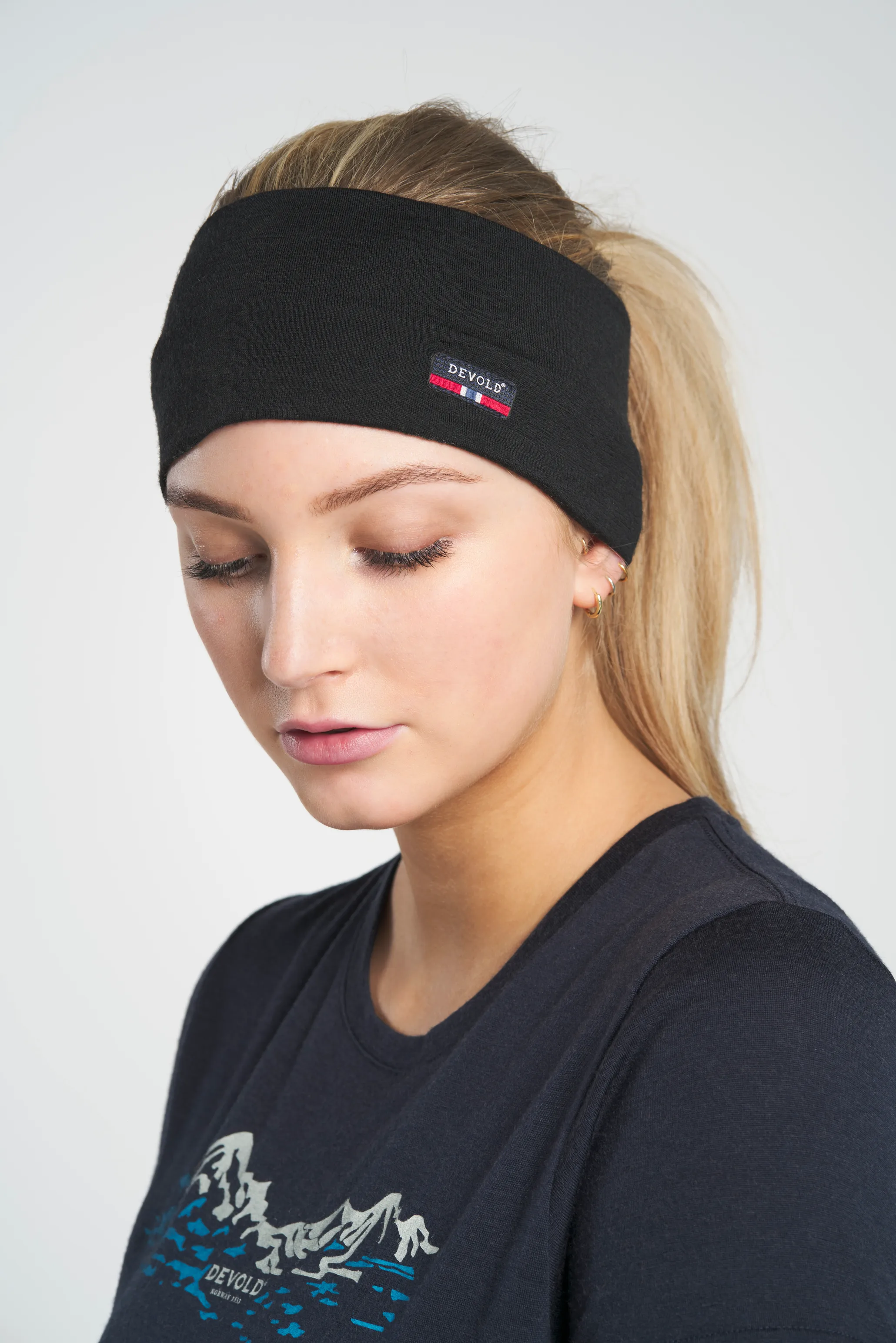 Devold Breeze Merino 150 Headband Black