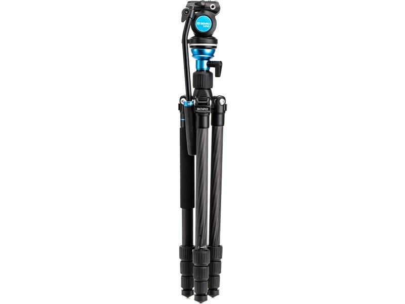 Benro Videostativ C1683TS2PRO Aero Kit Carbon Kompaktes Stativ, geeignet für Reisen und einfaches Verstauen und Tragen