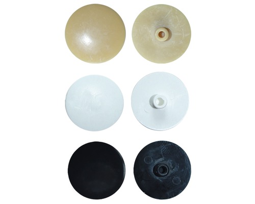 Afdekkap SW 4 x 18 mm, beige, kunststof, 100 stuks