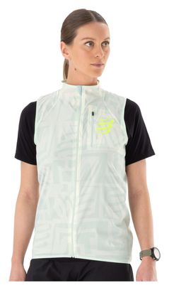 Veste Sans Manches Compressport Hurricane Windproof Femme Vert clair