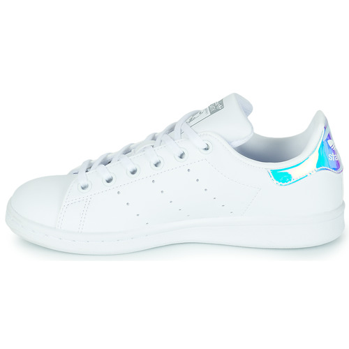 adidas Originals - STAN SMITH J ECO-RESPONSABLE - Blanc / Iridescent