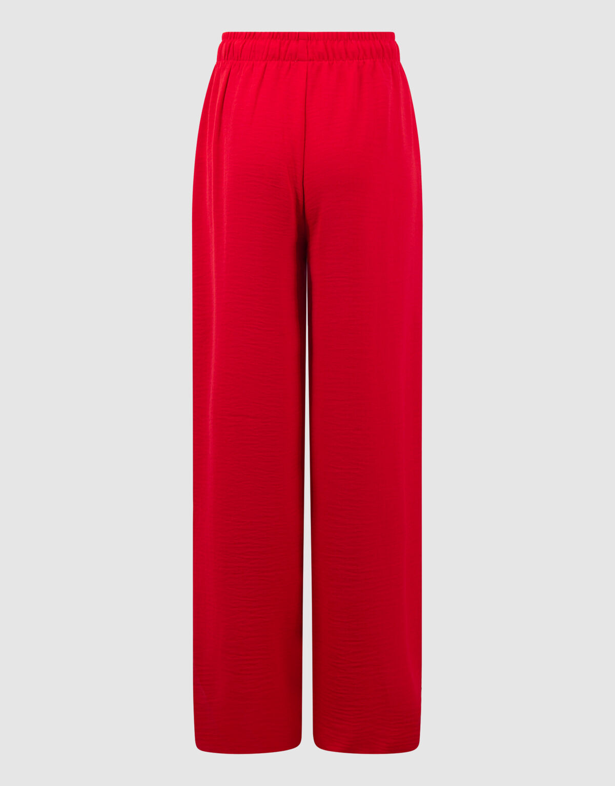 Piping Wide Leg Broek Rood