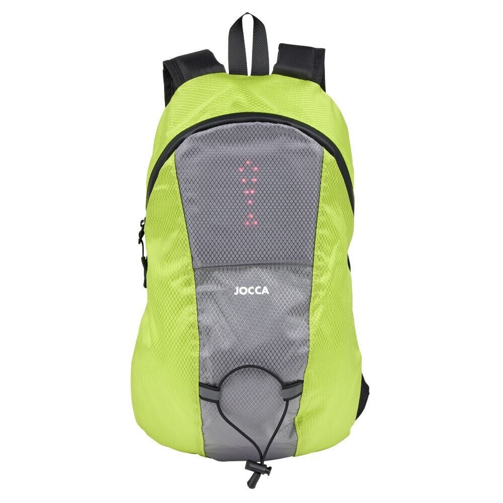 Sac à dos signalétique LED vert et gris