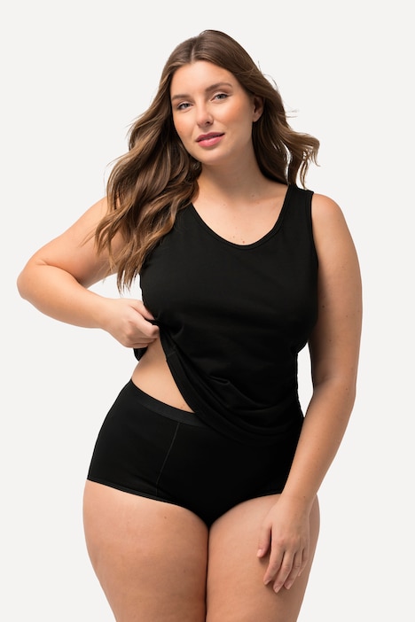 Bodyforming-Unterhemd, breite Träger, Rundhals