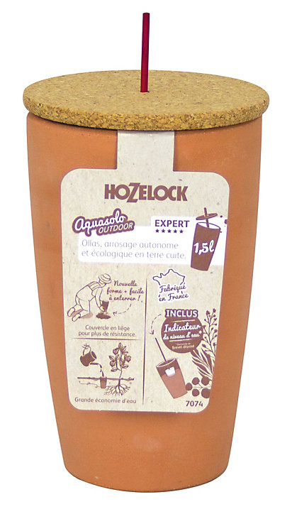 Pot en terre cuite d'arrosage Ollas Expert 1.5L