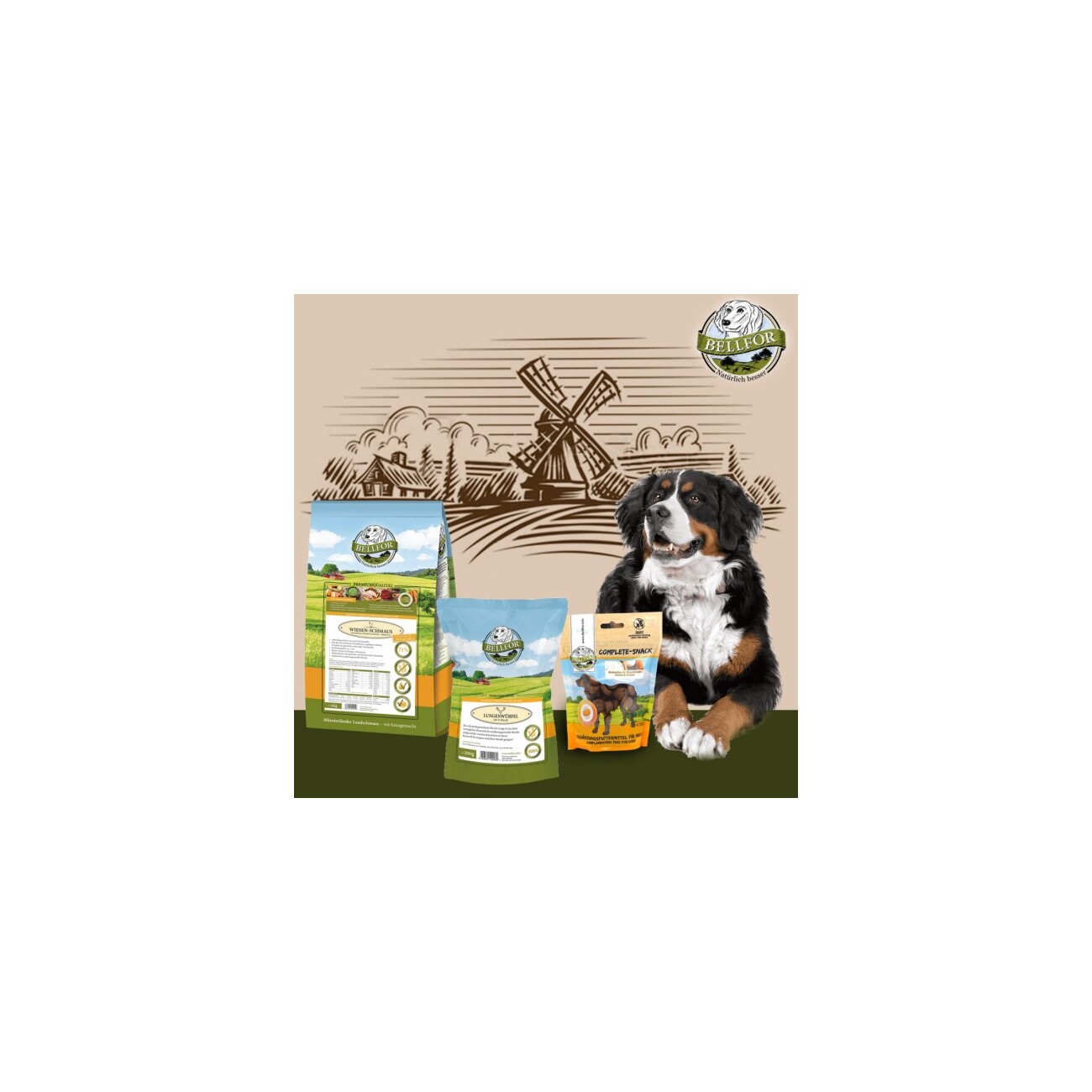 Bellfor Berner Sennenhund Futter Set