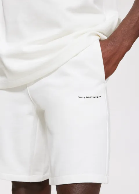 Korte broek met logo off-white (WIT.O)