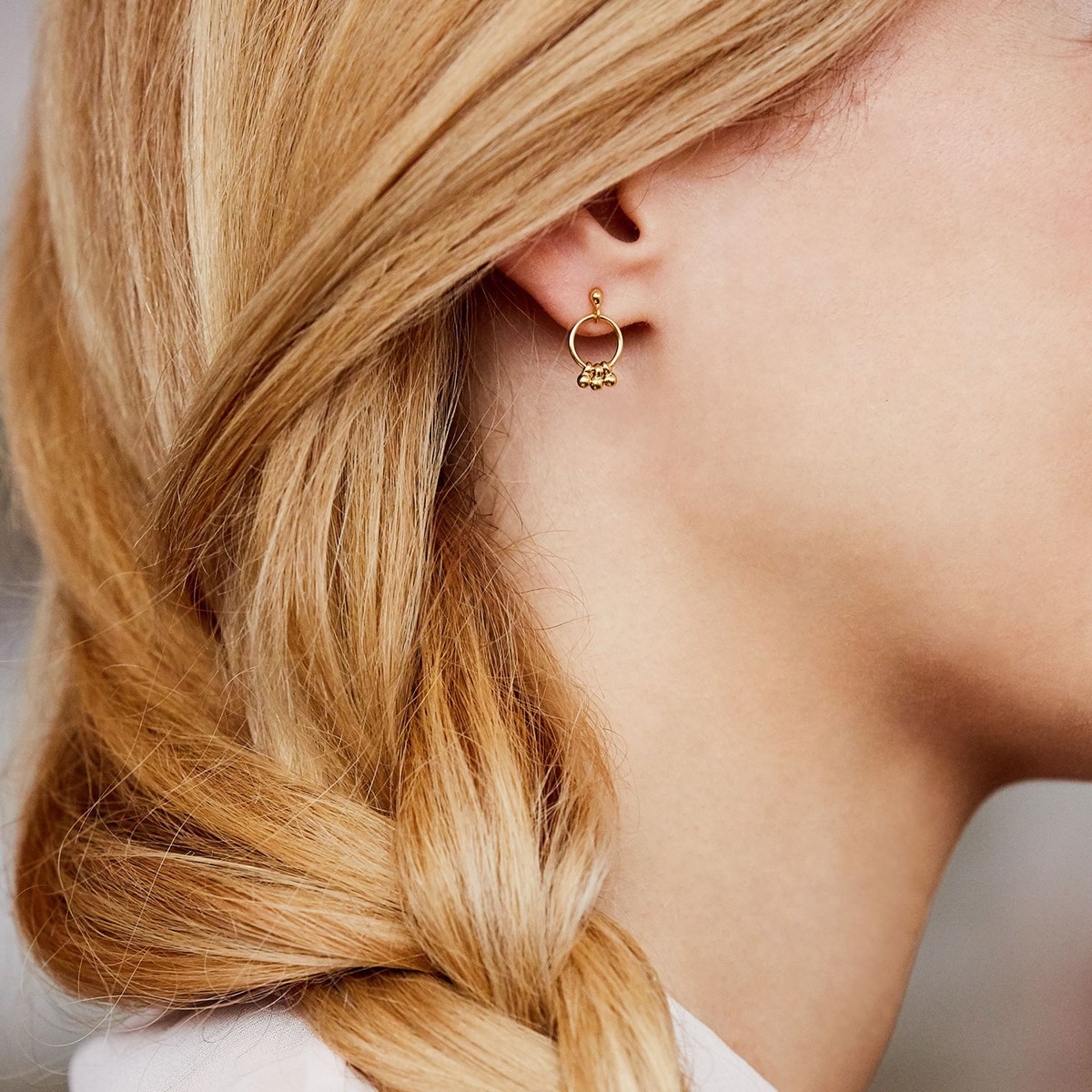 Boucles d'oreilles vermeil grelots