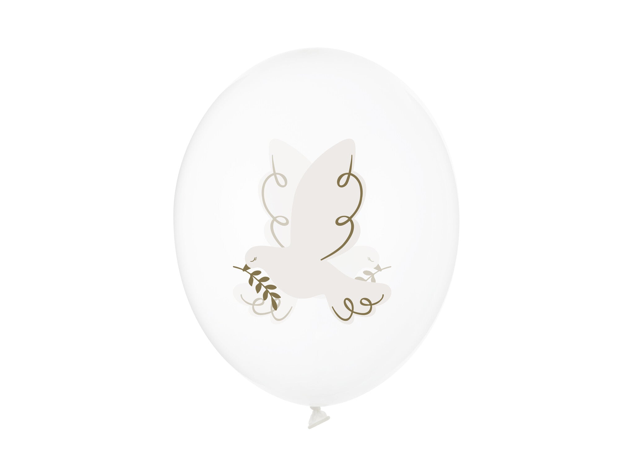 Ballonnen Duiven 30cm 6st